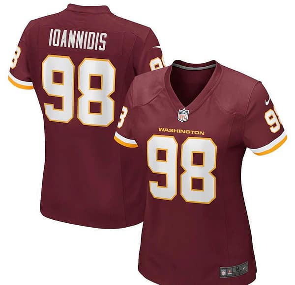 Women's Matt Ioannidis Burgundy Player Limited Team Jersey