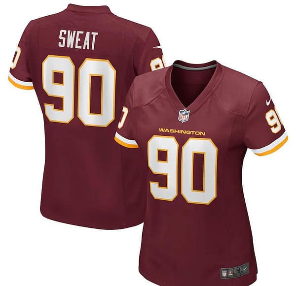 Women's Montez Sweat Burgundy Player Limited Team Jersey