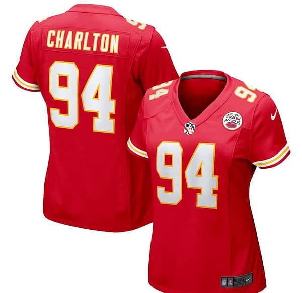 Women's Taco Charlton Red Player Limited Team Jersey