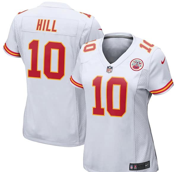 Women's Tyreek Hill White Player Limited Team Jersey