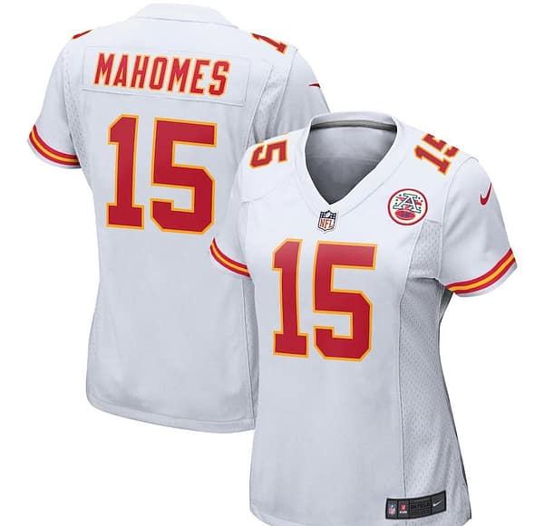 Women's Patrick Mahomes White Player Limited Team Jersey