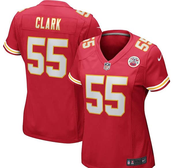 Women's Frank Clark Red Player Limited Team Jersey