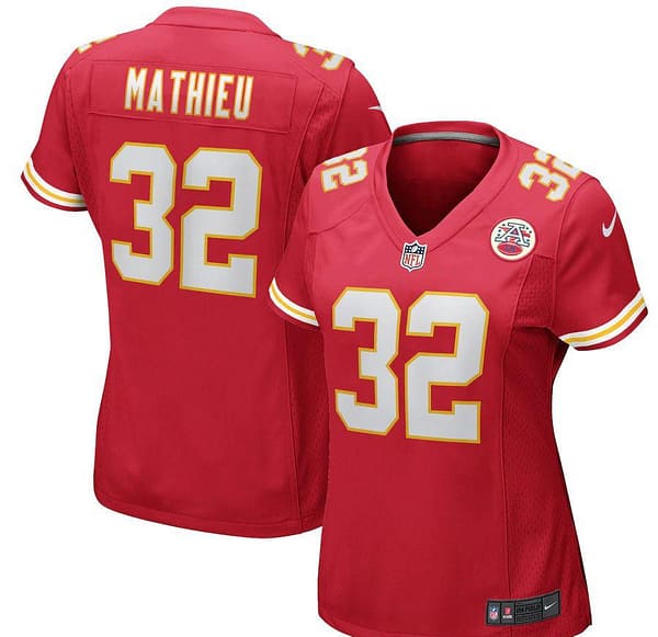 Women's Tyrann Mathieu Red Player Limited Team Jersey