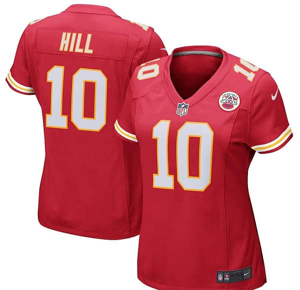 Women's Tyreek Hill Red Player Limited Team Jersey