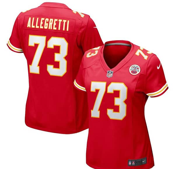 Women's Nick Allegretti Red Player Limited Team Jersey