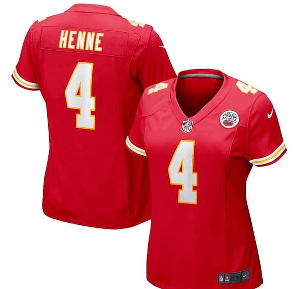 Women's Chad Henne Red Player Limited Team Jersey