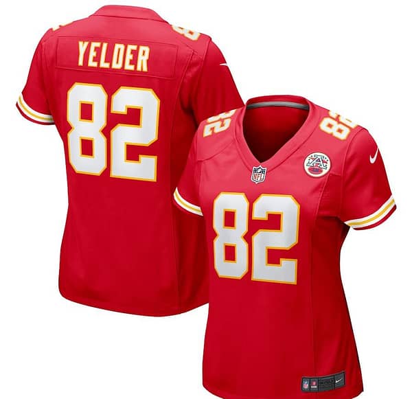 Women's Deon Yelder Red Player Limited Team Jersey