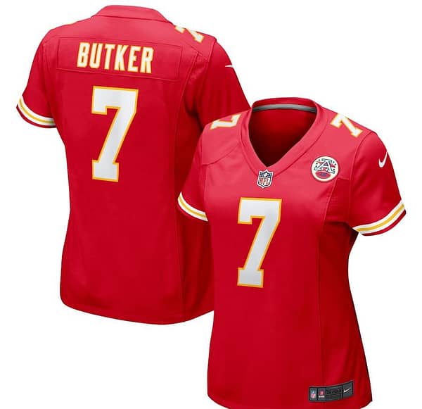 Women's Harrison Butker Red Player Limited Team Jersey