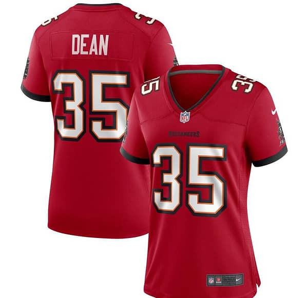 Women's Jamel Dean Red Player Limited Team Jersey