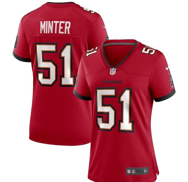 Women's Kevin Minter Red Player Limited Team Jersey