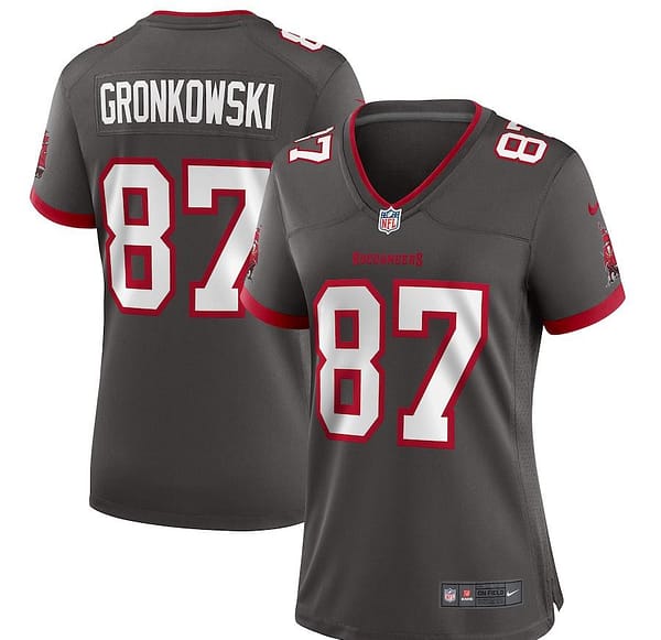 Women's Rob Gronkowski Pewter Alternate Player Limited Team Jersey