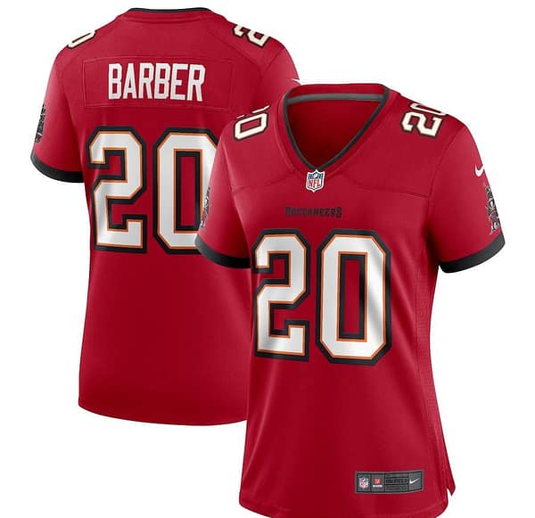 Women's Ronde Barber Red Retired Player Limited Team Jersey