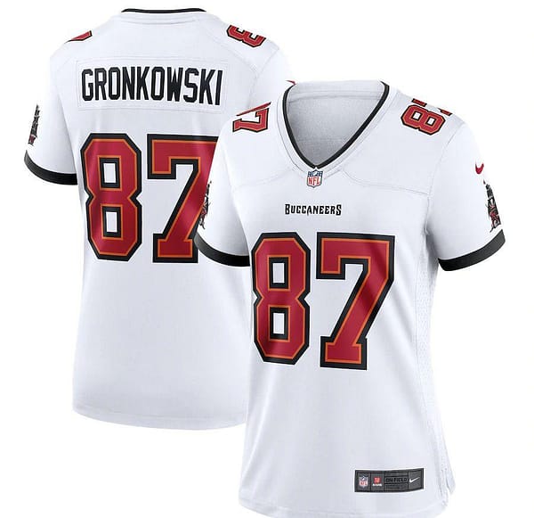 Women's Rob Gronkowski White Player Limited Team Jersey