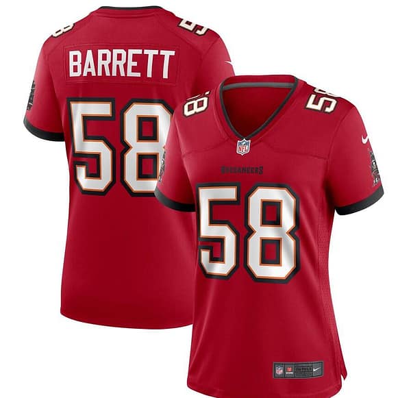Women's Shaquil Barrett Red Player Limited Team Jersey