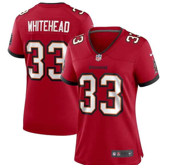 Women's Jordan Whitehead Red Player Limited Team Jersey