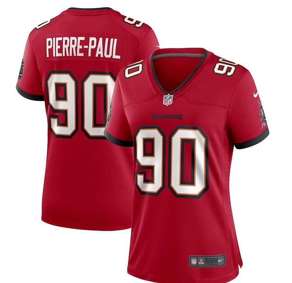 Women's Jason Pierre-Paul Red Player Limited Team Jersey