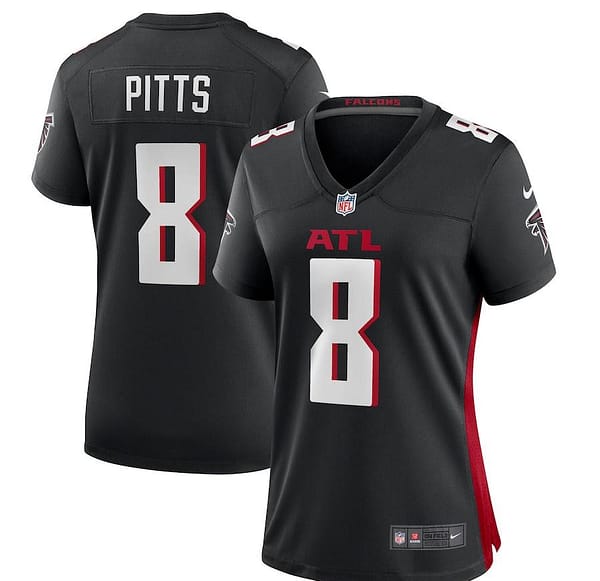 Women's Kyle Pitts Black 2021 Draft First Round Pick Player Limited Team Jersey