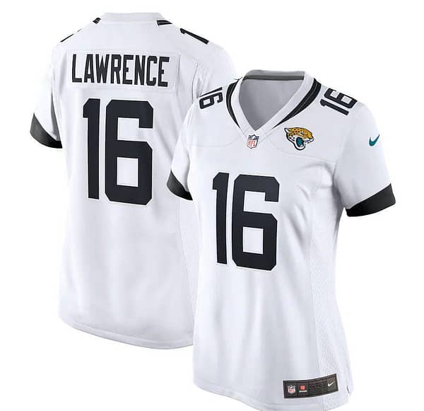 Women's Trevor Lawrence White 2021 Draft First Round Pick Player Limited Team Jersey