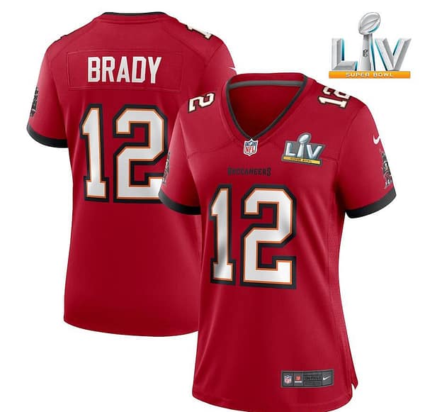 Women's Tom Brady Red Super Bowl LV Player Limited Team Jersey