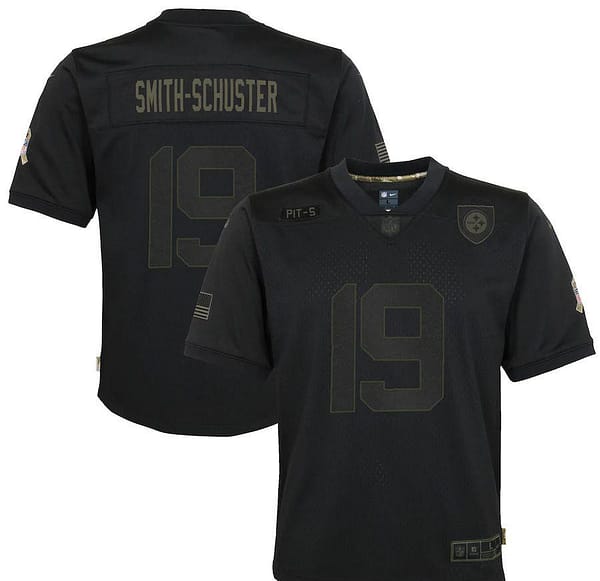Youth JuJu Smith-Schuster Black 2020 Salute to Service Player Limited Team Jersey