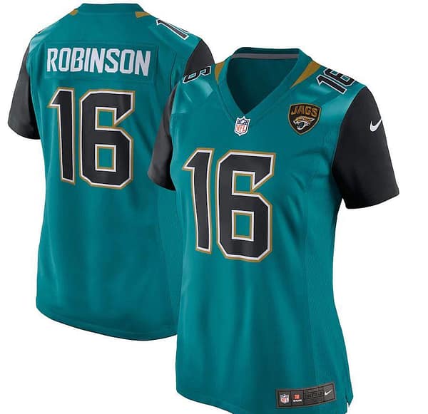 Women's Denard Robinson Teal Player Limited Team Jersey