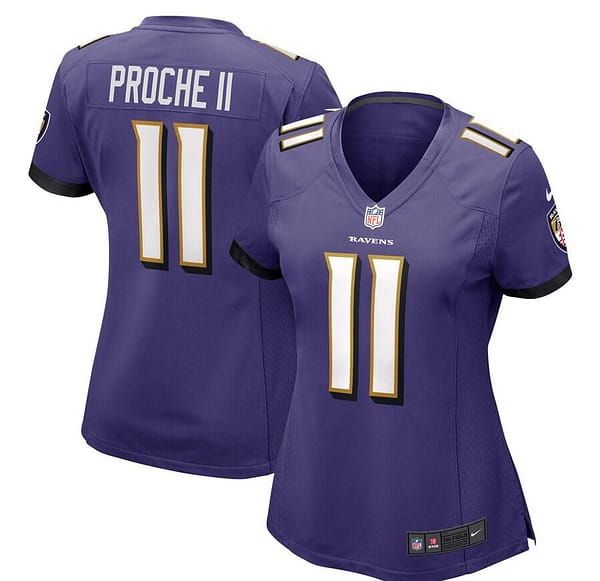 Women's James Proche II Purple Player Limited Team Jersey