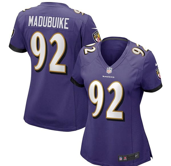 Women's Justin Madubuike Purple Player Limited Team Jersey