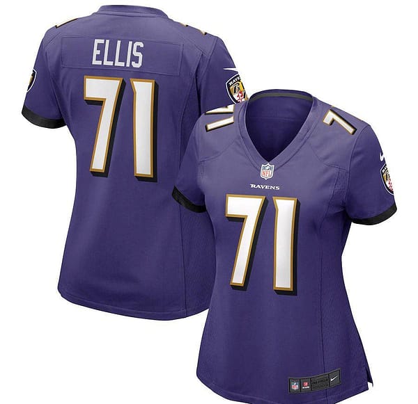 Women's Justin Ellis Purple Player Limited Team Jersey