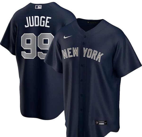 Men's Aaron Judge Navy Alternate 2020 Player Team Jersey