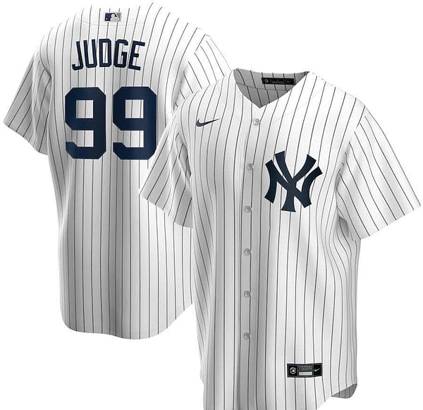 Men's Aaron Judge White Home 2020 Player Team Jersey