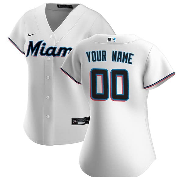 Women's White 2020 Home Custom Team Jersey