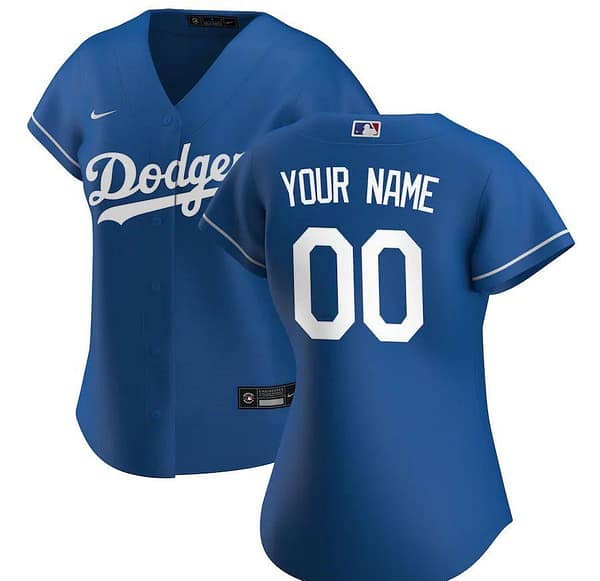 Women's Royal 2020 Alternate Custom Team Jersey