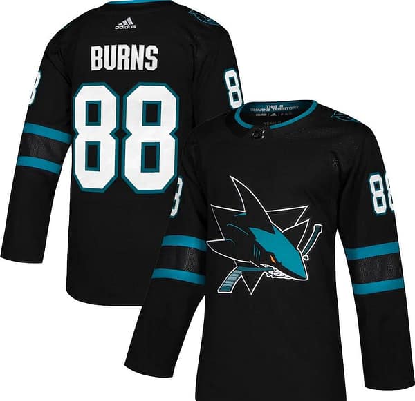 Women's Brent Burns Black Alternate Player Team Jersey