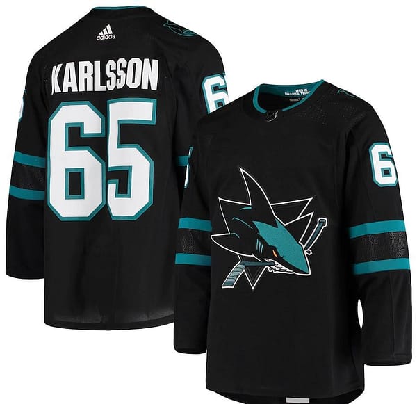 Women's Erik Karlsson Black Alternate Team Jersey