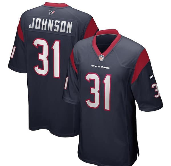 Men's David Johnson Navy Player Limited Team Jersey