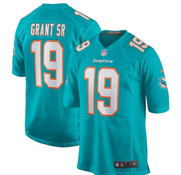 Men's Jakeem Grant Sr. Aqua Player Limited Team Jersey