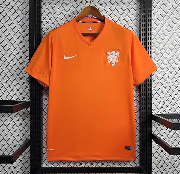 2014 Retro Netherlands Home Jersey