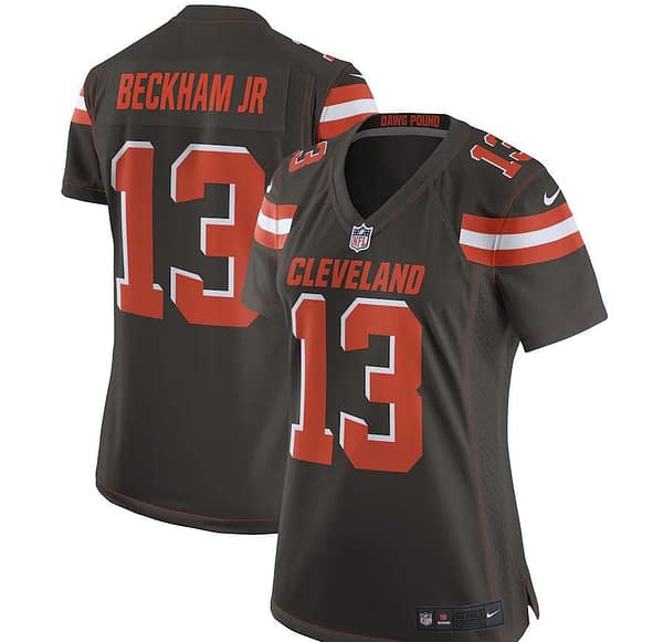 Women's Odell Beckham Jr Brown Player Limited Team Jersey