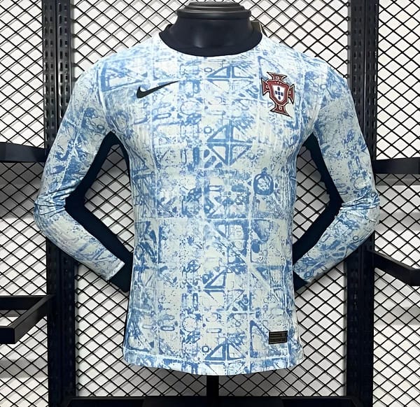 Player Version 2024 Portugal Away Long Sleeve Jersey