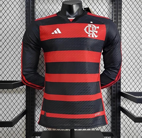 24/25 Player Flamengo Home Long Sleeve Jersey - Image 11