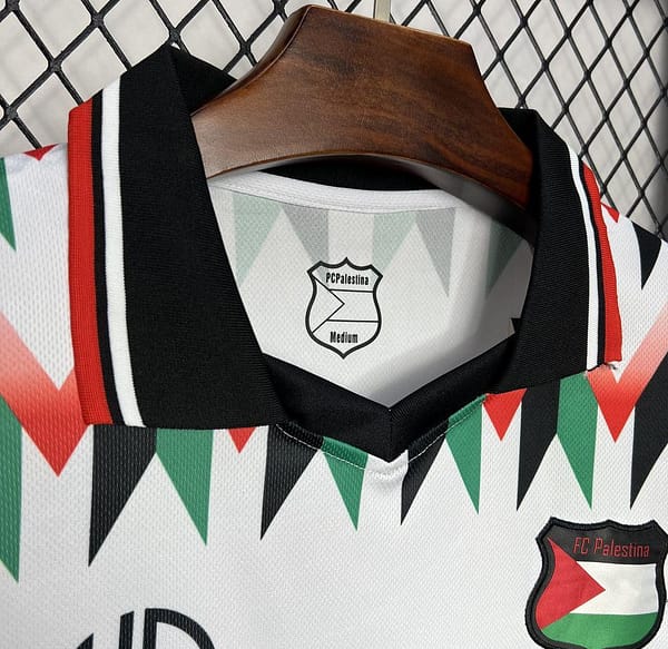 24/25 CD Palestino x Hypepeace White Jersey S-XXXXL - Image 8
