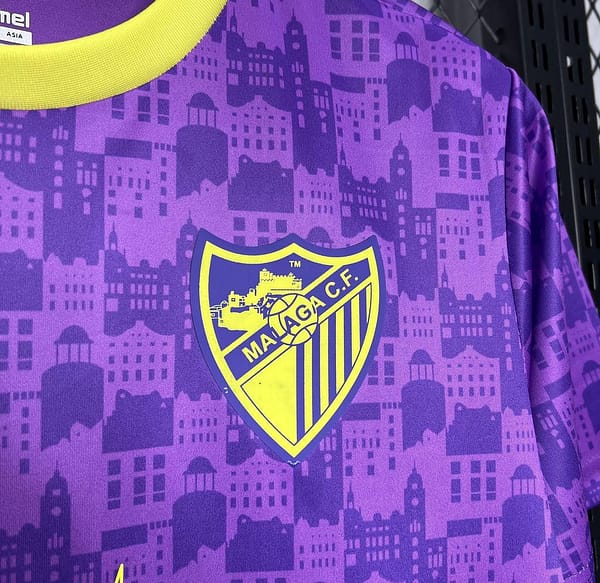 24/25 Malaga Purple Pre-match Training Jersey - Image 5
