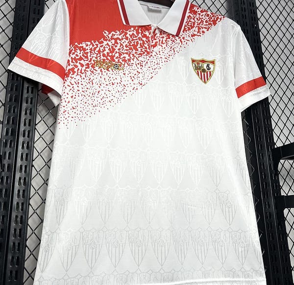 Retro 93/94 Sevilla FC Home Jersey - Image 5