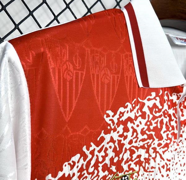 Retro 93/94 Sevilla FC Home Jersey - Image 9