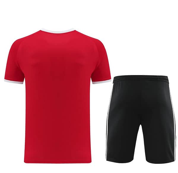 24/25 Adidas Original Red Short Sleeve Jersey+Shorts - Image 17