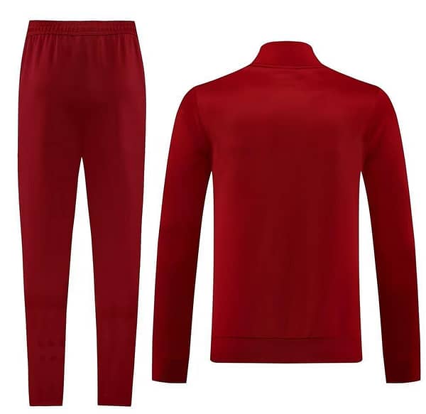 24/25 Roma Red Blue Full Zipper Tracksuit + Long Pants - Image 2