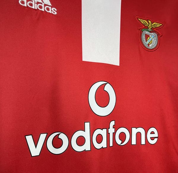 2004/05 Benfica Home Retro Jersey - Image 5