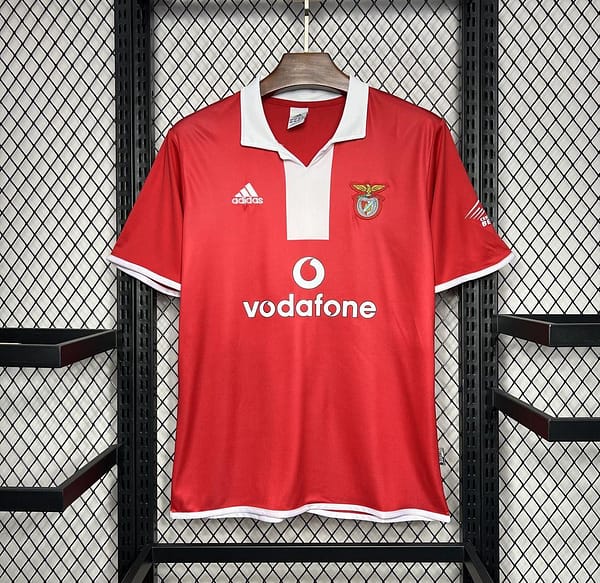 2004/05 Benfica Home Retro Jersey - Image 9