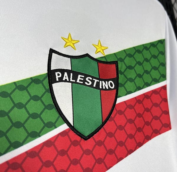 2024/25 CD Palestino White Graffiti Jersey - Image 5