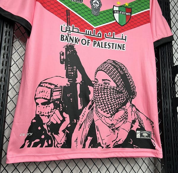 2024/25 CD Palestino Pink Graffiti Jersey - Image 3